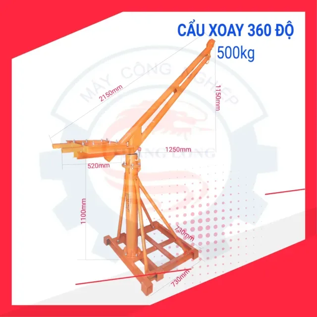 Cau Xoay 500kg 2023